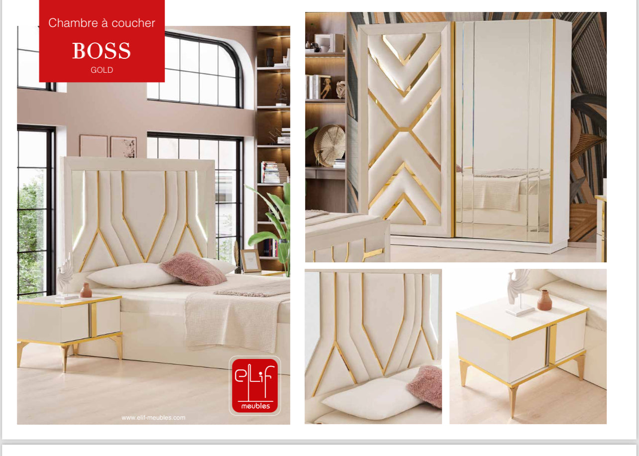 Chambre à couché BOSS GOLD