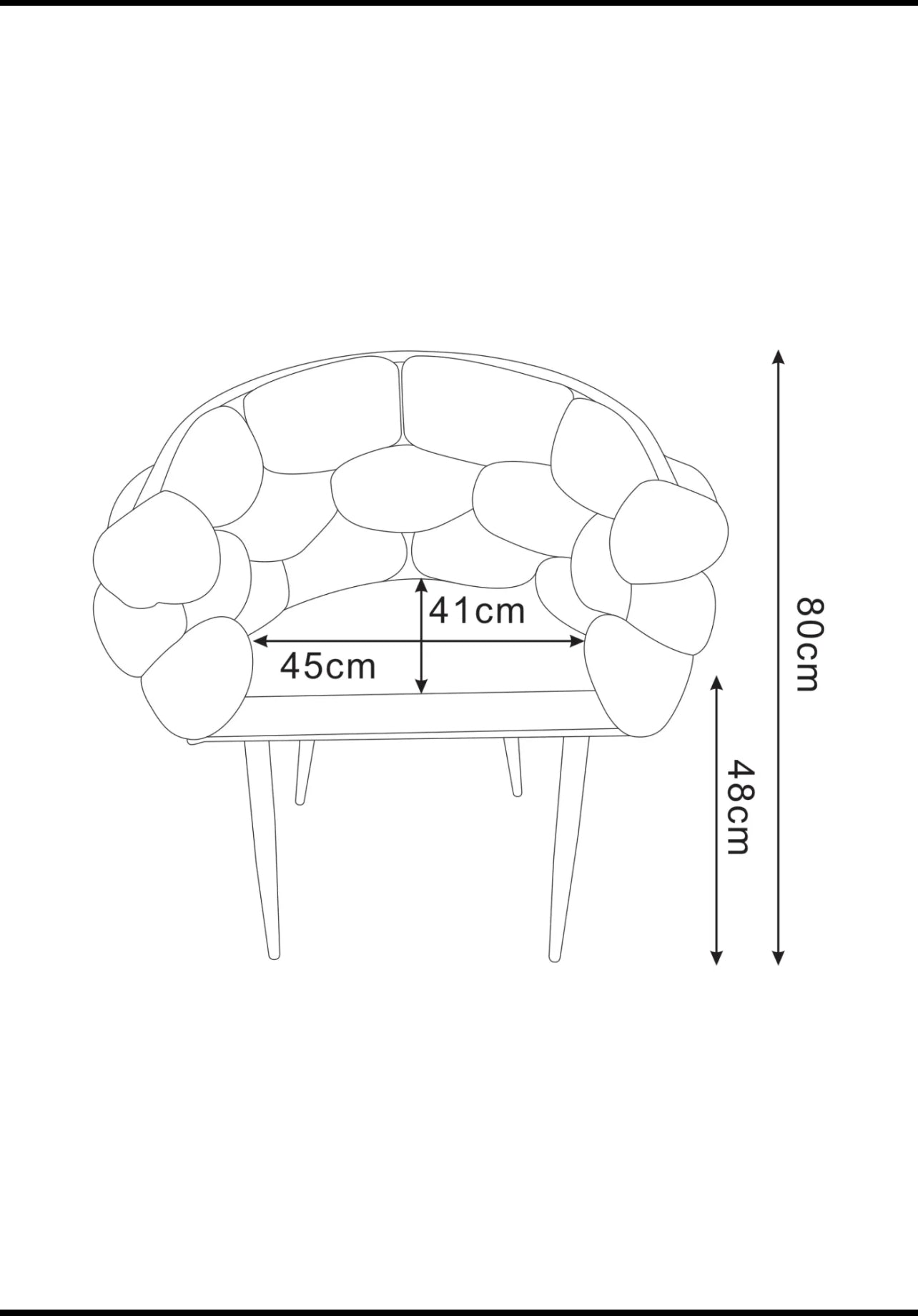 CHAISE BALLON (DC881GAN)